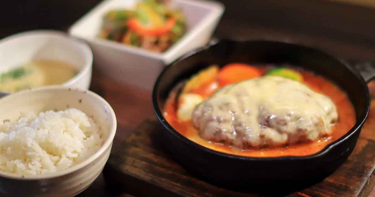カジュアルダイニングBonのハンバーグランチ