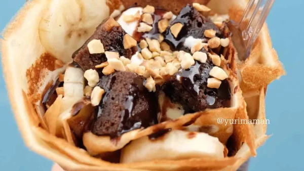 カルルトラックのガトーショコラクレープ2 - ゆりママんブログ カルルトラックのガトーショコラクレープ2