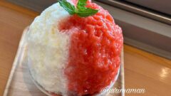 クマカフェのかき氷（久万高原町）サムネイル画像