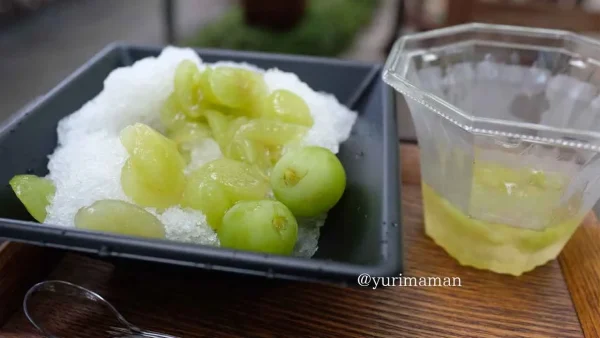 果肉入りシャインマスカットシロップ