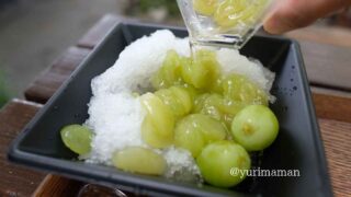 西条市 ゆきもと農園のシャインマスカットかき氷