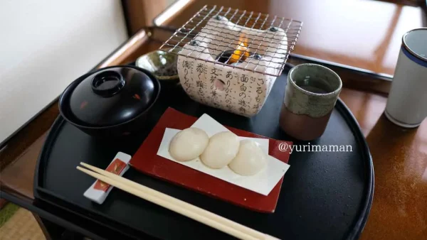 古民家カフェ茜（東温市）ぜんざい1