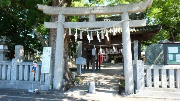 高忍日賣神社（松前町）外観写真
