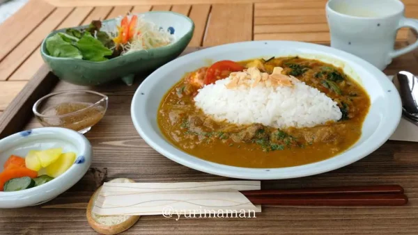 砥部町カフェもえぎのカレーランチ1 - ゆりママんブログ 砥部町カフェもえぎのカレーランチ1