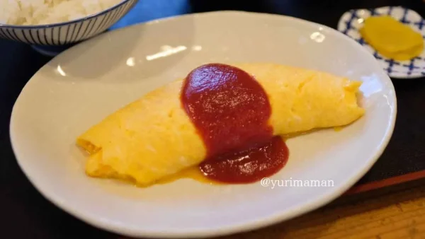 熊福のオムレツ定食ランチ（四国中央市）2