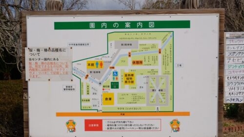 愛媛県森の交流センターエリアマップ