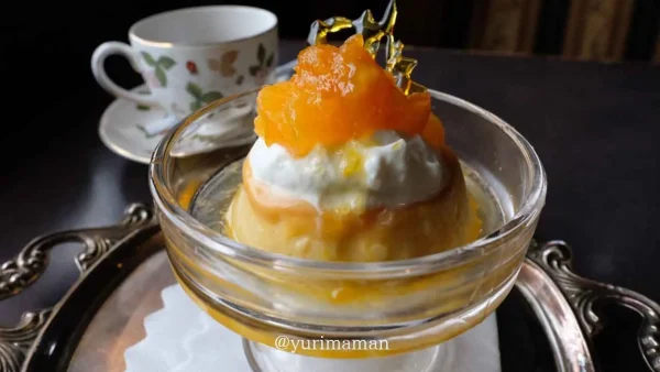 カフェ季楽(松山市移転前)固めプリン - ゆりママんブログ カフェ季楽(松山市移転前)固めプリン