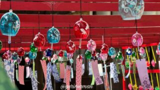 高忍日賣神社風鈴(2022年)サムネイル画像 - ゆりママんブログ 高忍日賣神社風鈴(2022年)サムネイル画像