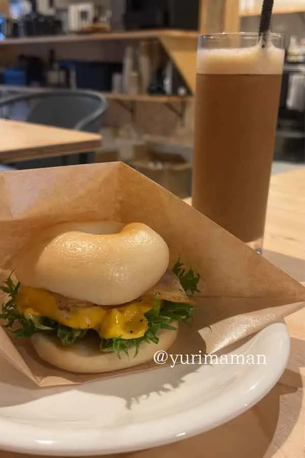 ベーグルサンドランチ｜宇和島のカフェにて1