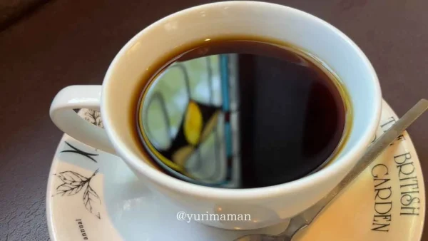 おがた珈琲のモーニングセットのコーヒー
