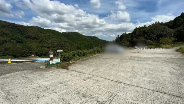 大洲市「稲積癒しの里山」駐車場
