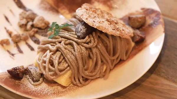 スイーツカフェD&3（新居浜市）モンブラン
