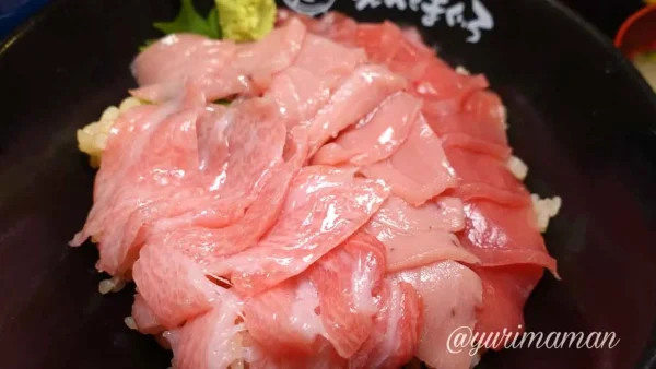 閉店｜えびとまぐろ（新居浜市）だてまぐろ丼1