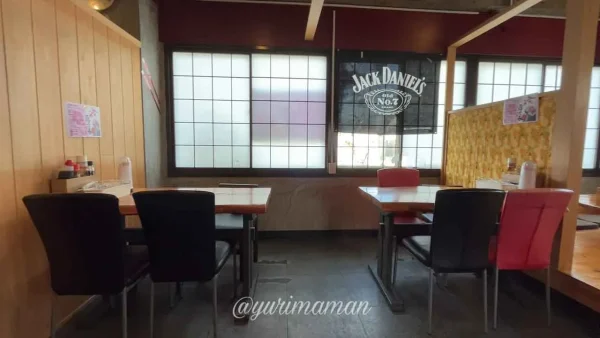 別邸わははの店内｜テーブル席