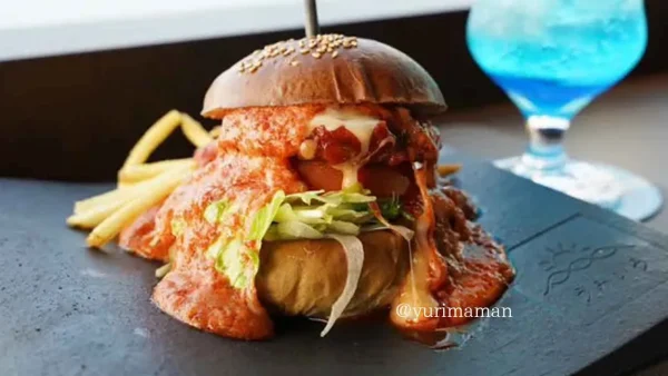 うみいろバーガー赤もおすすめ（今治市）