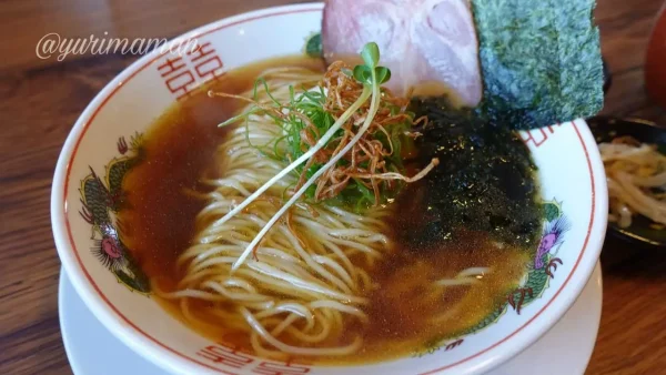 松山市畑寺の焼鳥ちかき狼煙、旧店舗でいただいた醤油ラーメン1