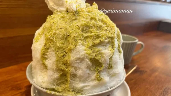 みつのもりかき氷（ピスタチオ）