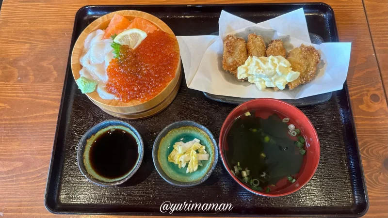 カキ小屋松山出張所_海鮮丼ランチ2