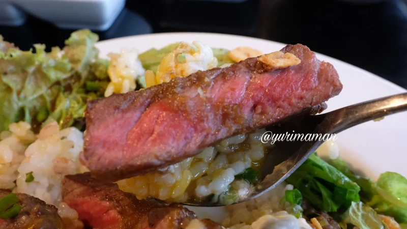 鉄板ダイニングゆうステーキ丼ランチ3