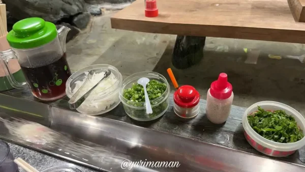 平家谷そうめん流しの薬味