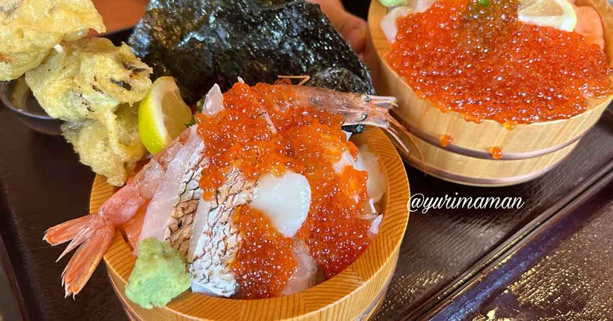 カキ小屋松山出張所海鮮丼ランチ（現在は閉店）