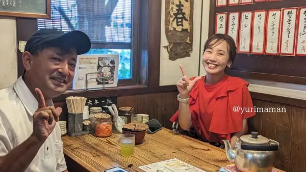 濃いラーメンおじさん 松山 YouTuber 取材の様子2 - ゆりママんブログ 濃いラーメンおじさん 松山 YouTuber 取材の様子2