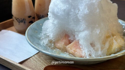カフェ季楽桃のかき氷3
