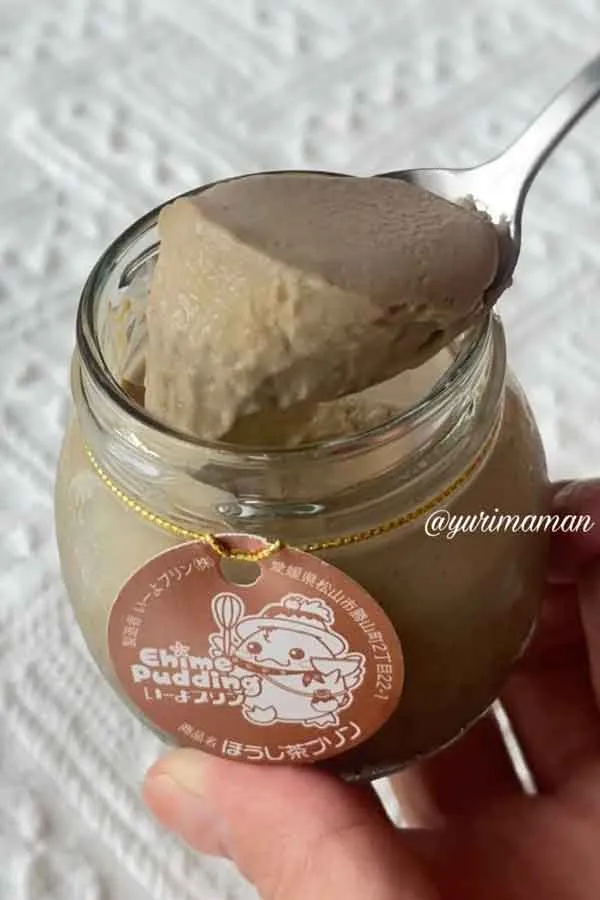 愛媛・松山のプリン専門店「いーよプリン」ほうじ茶
