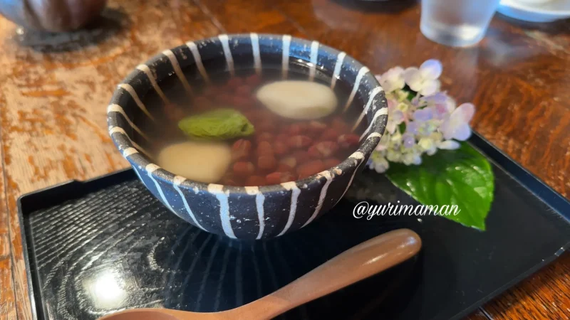 カフェでんじろう冷やしぜんざい1