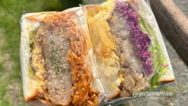 社長たちのサンドイッチ（西予市）はビックリするほど分厚い