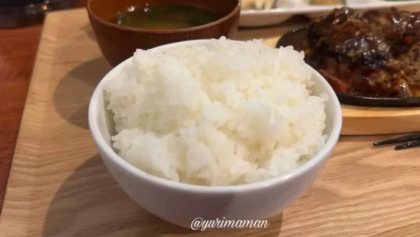 ごはんやのハンバーグ定食（松山市）ご飯のおかわり無料