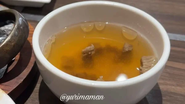 焼肉ちかき本店のランチスープ - ゆりママんブログ 焼肉ちかき本店のランチスープ