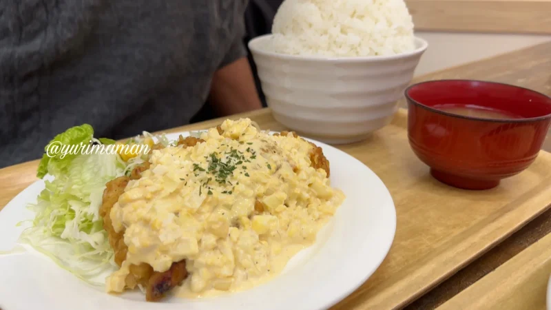 さくら食堂松山ランチ_チキン南蛮定食1