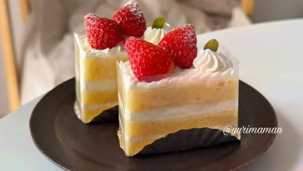 スイーツ&カフェシエル(伊予市)苺のショートケーキ