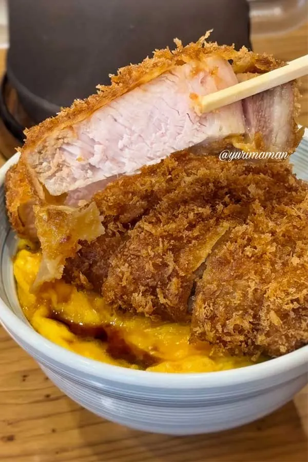 とんかつ丸七の焼きカツ丼｜西予市ランチ2