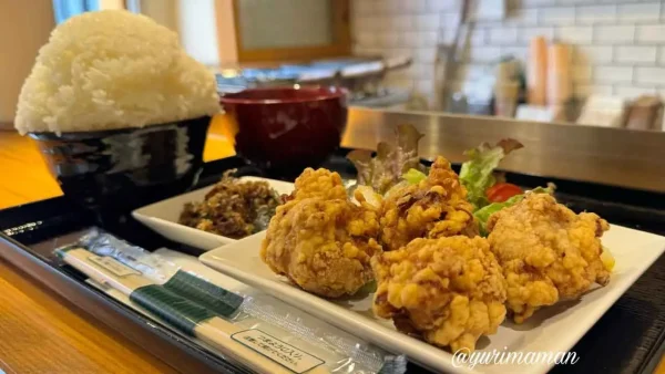 明石焼き蛸松のランチ（松山・大街道で営業していた当時の写真）1