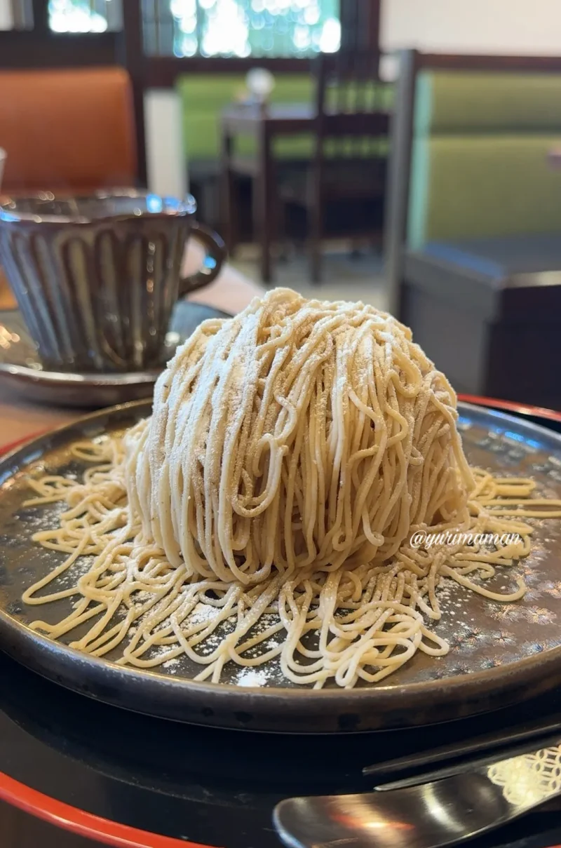 志津かわ珈琲庵_東温市カフェ_モンブラン