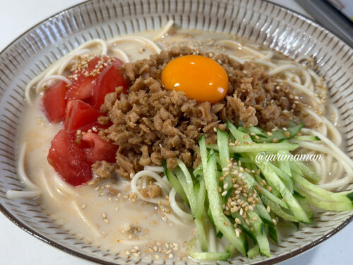 担々麺風そうめん