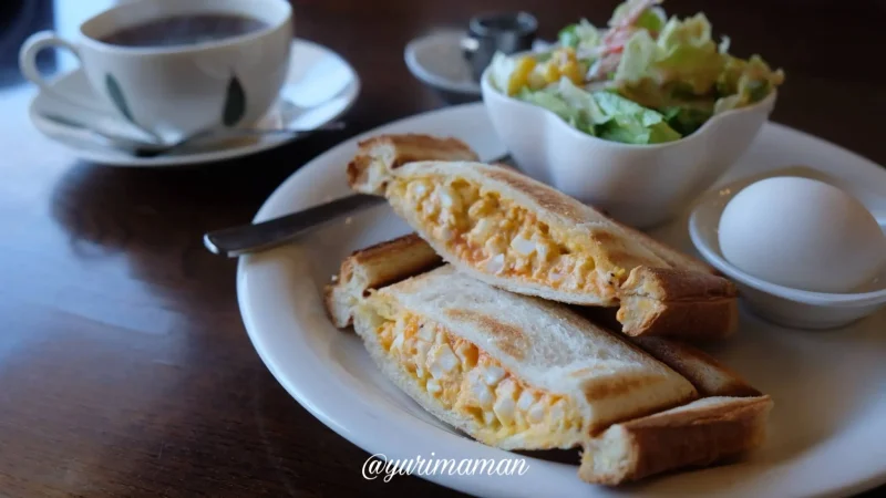 カフェトレインベイサイド_ホットサンド