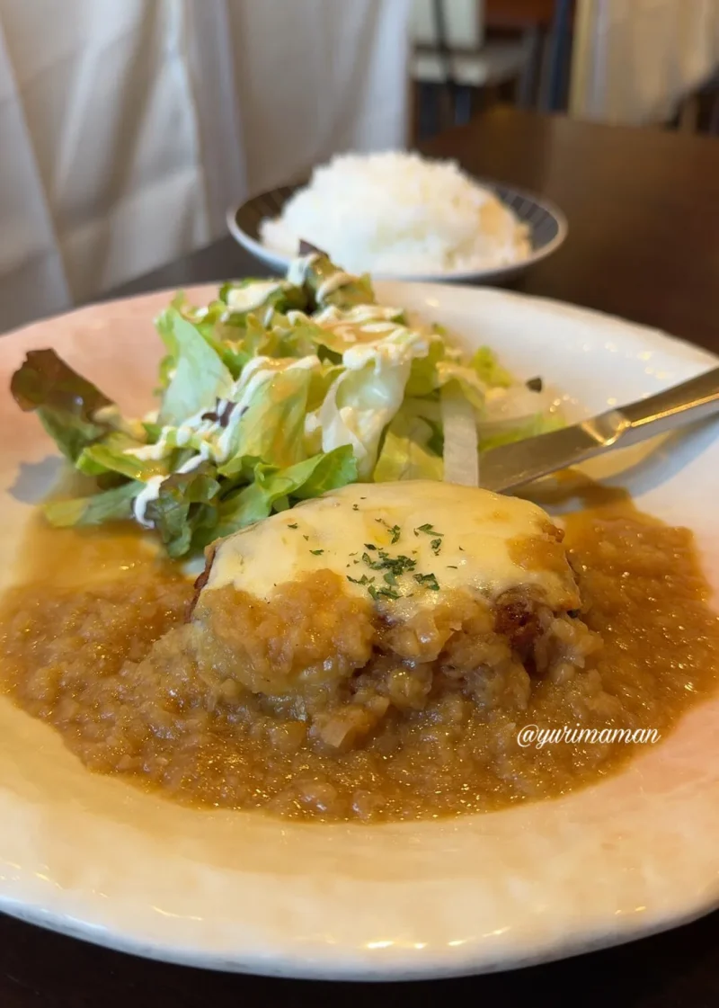 イタリア食堂ZiZi_ハンバーグランチ1