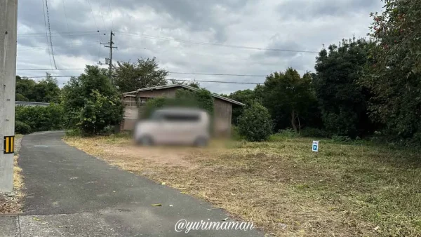 河村ひまわり園の駐車場（四国中央市土居町）2