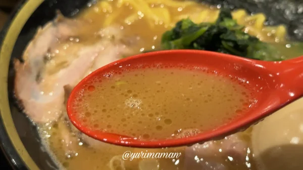 鯉から竜松山店_特製豚骨醤油ラーメン2