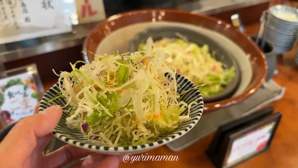 がいや宇和島本店_ごはんおかわり自由＆サラダバーのコーナー2