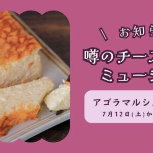 噂のチーズケーキミュージアムがアゴラマルシェに出店_サムネイル画像