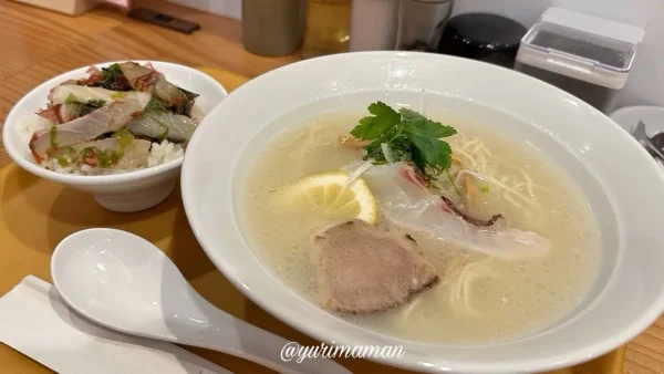 万福久（まんぷく）鯛潮ラーメンランチ1