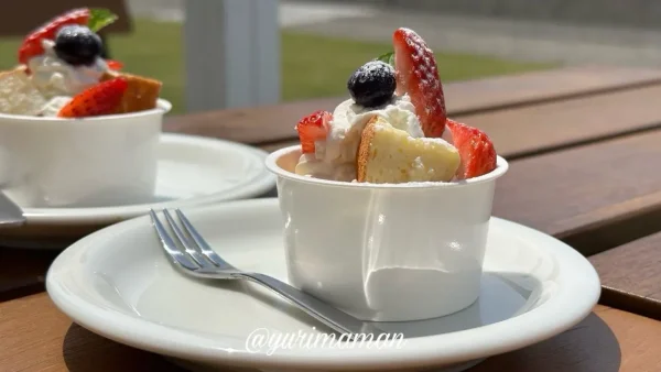 アロハテラスのランチセットに付くパンケーキスイーツ