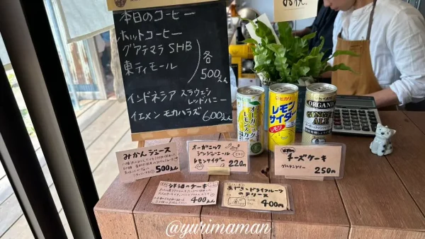 西条市小松町「ひょっとこ商店」のスイーツメニュー