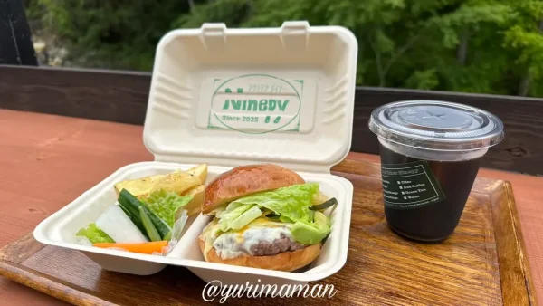 和牛100%パティのチーズバーガーセット｜久万高原町のNinepyで味わう本格グルメ1