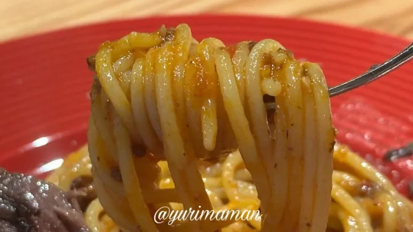 PASTA UNOの粗挽き肉と香味野菜のボロネーゼ スパゲッティ4