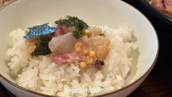 胡麻だれ鯛茶漬けを宇和島鯛めし風に｜伊予鯛茶漬け 幸多